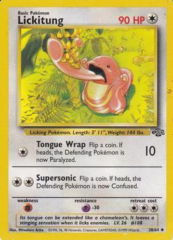 Pokémon Single Card: Jungle English 038 Lickitung