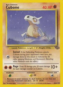 Pokémon Single Card: Jungle English 050 Cubone