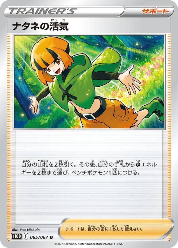 065 Gardenia's Vigor S10D: Time Gazer Expansion Sword & Shield Japanese Pokémon card
