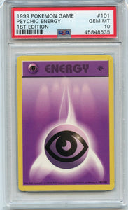 Pokémon PSA Card: Psychic Energy - Base Set 1st Edition PSA Gem Mint 45848535