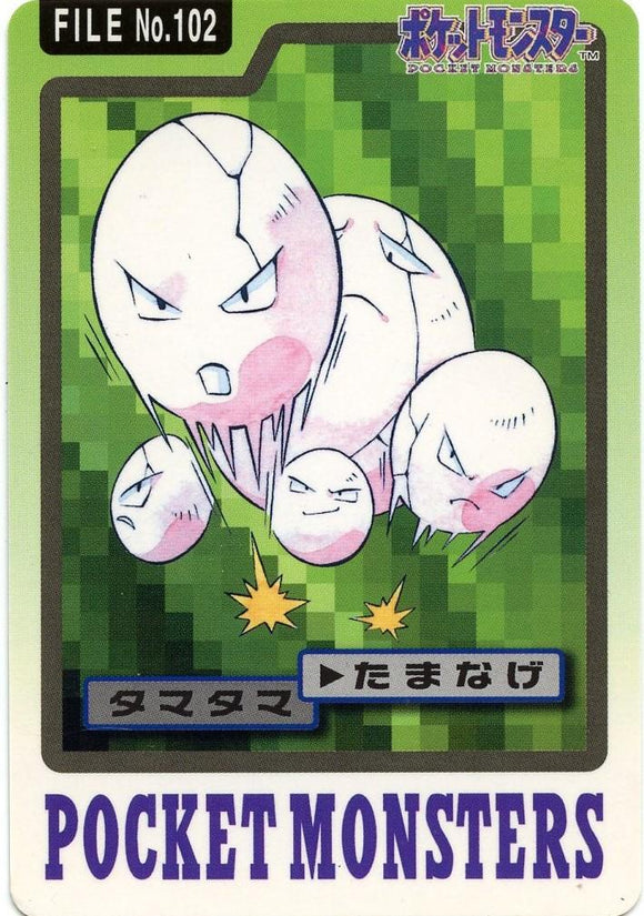 102 Exeggcute Bandai Carddass 1997 Japanese Pokémon Card