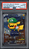 Pokémon PSA Card: 2016 Pokémon Japanese XY Promo 296 Luigi Pikachu Full Art PSA 10 Gem Mint 63660432