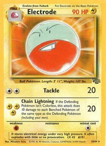 Pokémon Single Card: Jungle English 018 Electrode