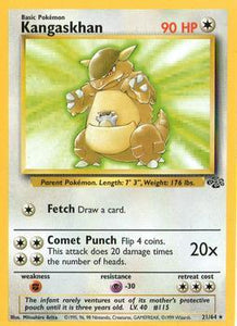 Pokémon Single Card: Jungle English 021 Kangaskhan