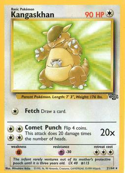 Pokémon Single Card: Jungle English 021 Kangaskhan