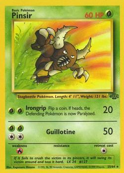 Pokémon Single Card: Jungle English 025 Pinsir