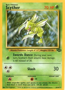 Pokémon Single Card: Jungle English 026 Scyther