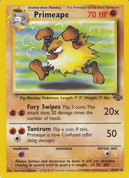 Pokémon Single Card: Jungle English 043 Primeape