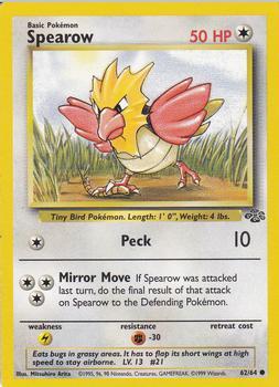Pokémon Single Card: Jungle English 062 Spearow