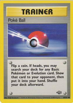 Pokémon Single Card: Jungle English 064 Poké Ball