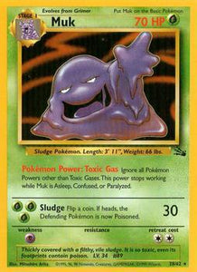 Pokémon Single Card: Fossil English 028 Muk