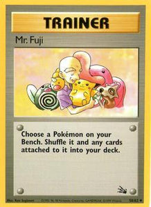 Pokémon Single Card: Fossil English 058 Mr Fuji