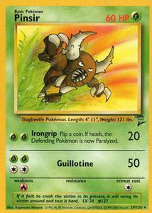 Pokémon Single Card: Base Set 2 English 029 Pinsir