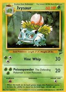 Pokémon Single Card: Base Set 2 English 044 Ivysaur