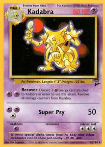 Pokémon Single Card: Base Set 2 English 046 Kadabra