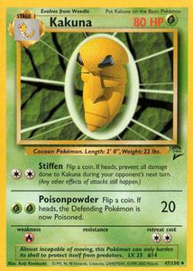 Pokémon Single Card: Base Set 2 English 047 Kakuna