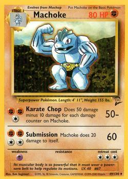 Pokémon Single Card: Base Set 2 English 049 Machoke