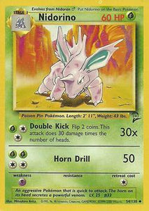 Pokémon Single Card: Base Set 2 English 054 Nidorono