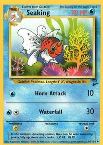 Pokémon Single Card: Base Set 2 English 060 Seaking