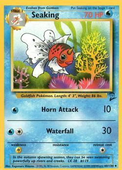 Pokémon Single Card: Base Set 2 English 060 Seaking