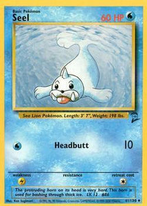 Pokémon Single Card: Base Set 2 English 061 Seel