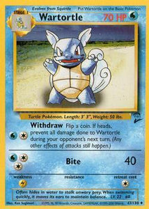 Pokémon Single Card: Base Set 2 English 063 Wartortle