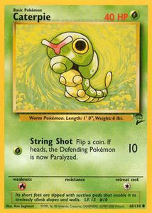 Pokémon Single Card: Base Set 2 English 068 Caterpie