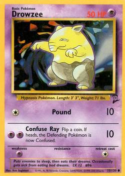 Pokémon Single Card: Base Set 2 English 073 Drowzee
