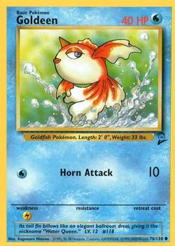Pokémon Single Card: Base Set 2 English 076 Goldeen