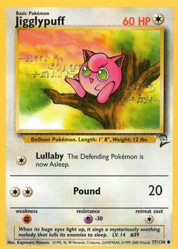 Pokémon Single Card: Base Set 2 English 077 Jigglypuff