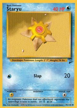 Pokémon Single Card: Base Set 2 English 095 Staryu