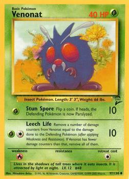 Pokémon Single Card: Base Set 2 English 097 Venonat