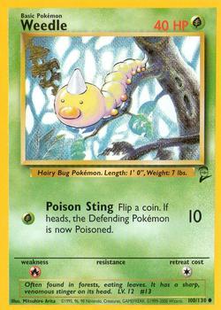 Pokémon Single Card: Base Set 2 English 100 Weedle