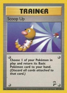 Pokémon Single Card: Base Set 2 English 107 Scoop Up