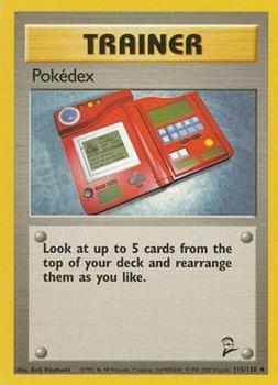 Pokémon Single Card: Base Set 2 English 115 Pokédex