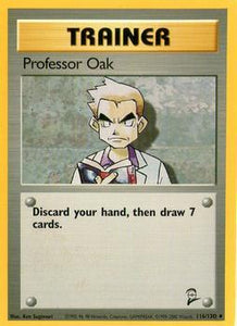Pokémon Single Card: Base Set 2 English 116 Professor Oak