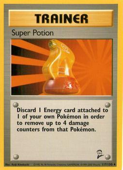 Pokémon Single Card: Base Set 2 English 117 Super Potion