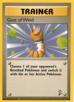 Pokémon Single Card: Base Set 2 English 120 Gust Of Wind