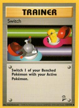 Pokémon Single Card: Base Set 2 English 123 Switch