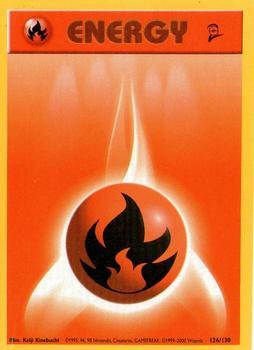 Pokémon Single Card: Base Set 2 English 126 Fire Energy