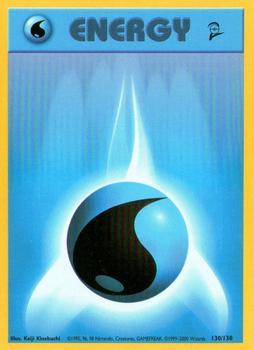 Pokémon Single Card: Base Set 2 English 130 Water Energy