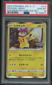 Pokémon PSA Card: 2022 Pokémon Japanese S Promo 272 Pikachu-Holo PSA 10 Gem Mint 67152647