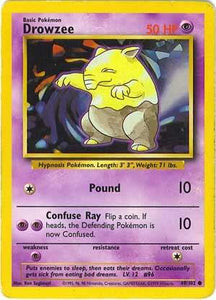 049 Drowzee Base Set Unlimited Pokémon card in Excellent Condition