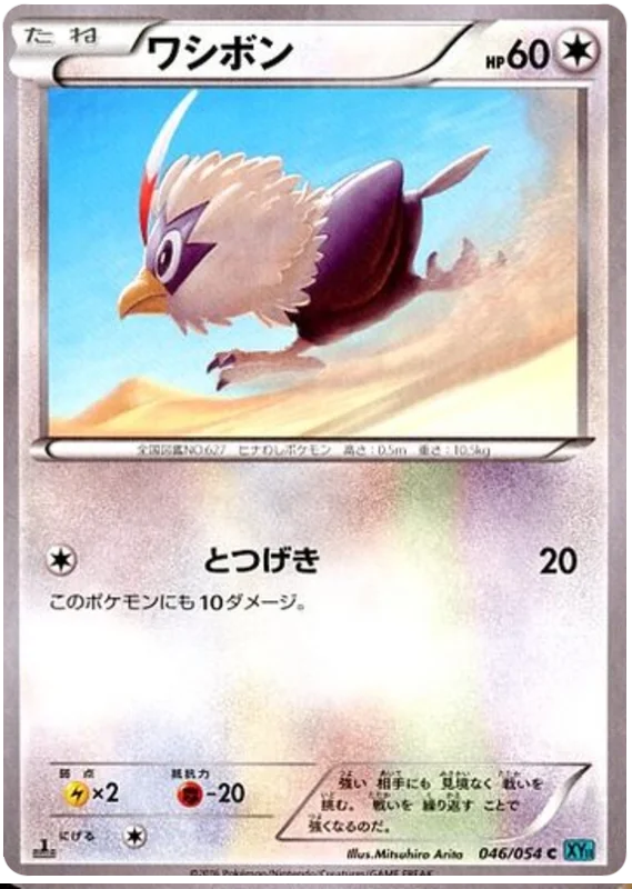 046 Rufflet XY11: Cruel Traitor expansion Japanese Pokémon card