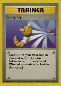 078 Scoop Up Base Set Unlimited Pokémon card in Excellent Condition