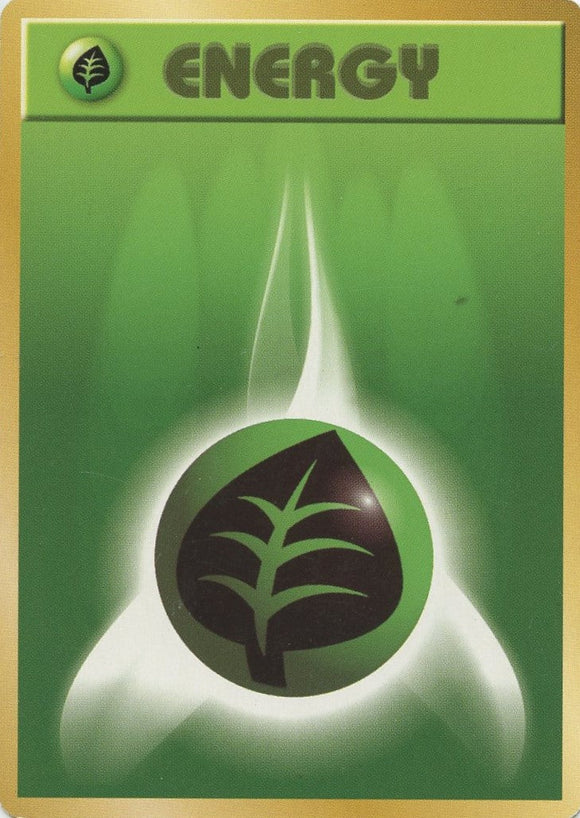 097 Grass Energy Original Era Base Expansion Pack Japanese Pokémon card in Excellent condition