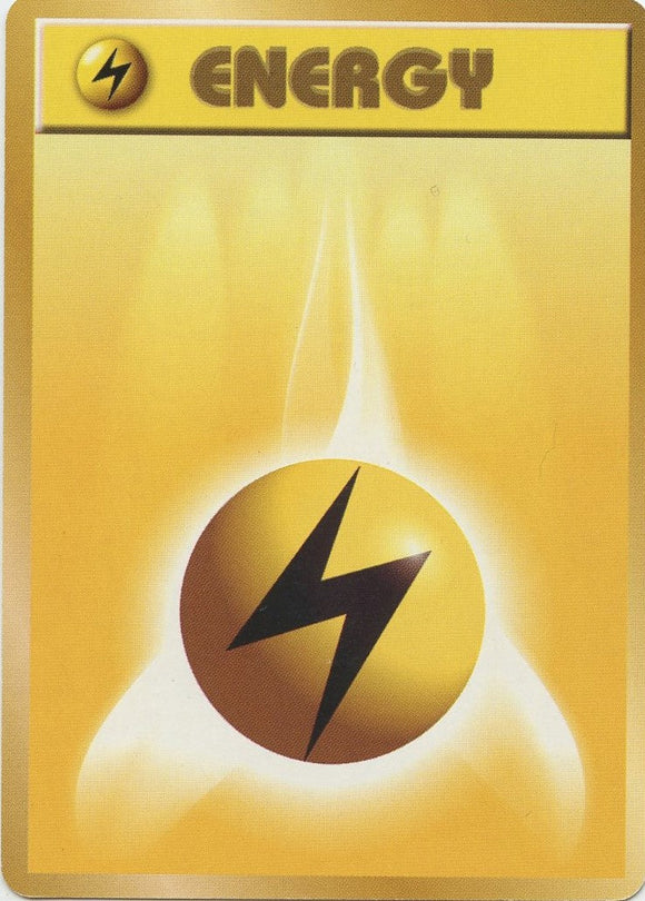 100 Lightning Energy Original Era Base Expansion Pack No Rarity Japanese Pokémon card in Excellent condition