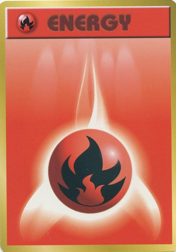 098 Fire Energy Original Era Base Expansion Pack Japanese Pokémon card in Excellent condition