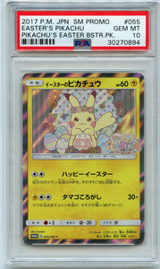 Pokémon PSA Card: Easter's Pikachu Holo - SM-P 055 PSA Gem Mint 30270894
