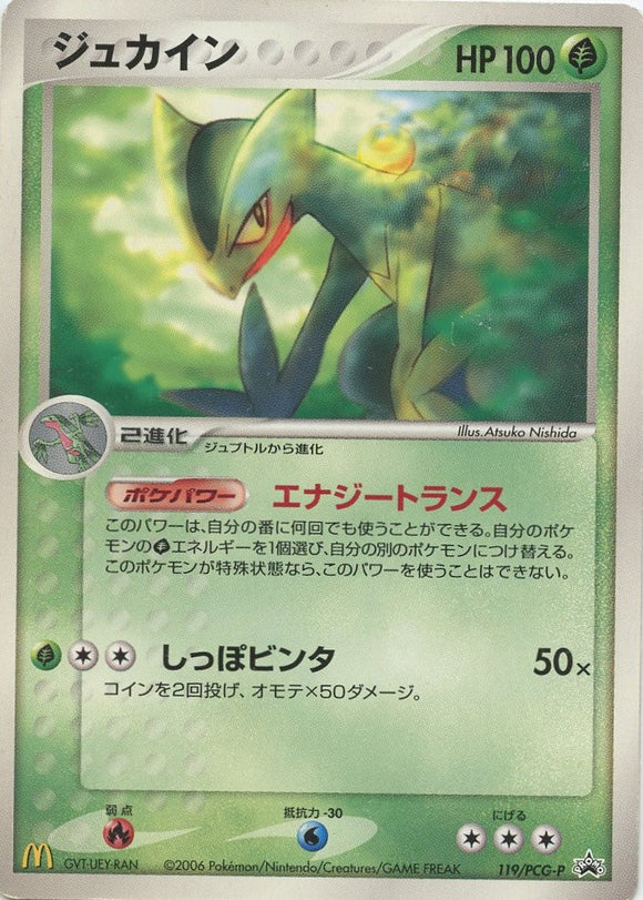 PCG-P/119 Sceptile Pokémon PCG-P Promo card in Heavily Played condition.
